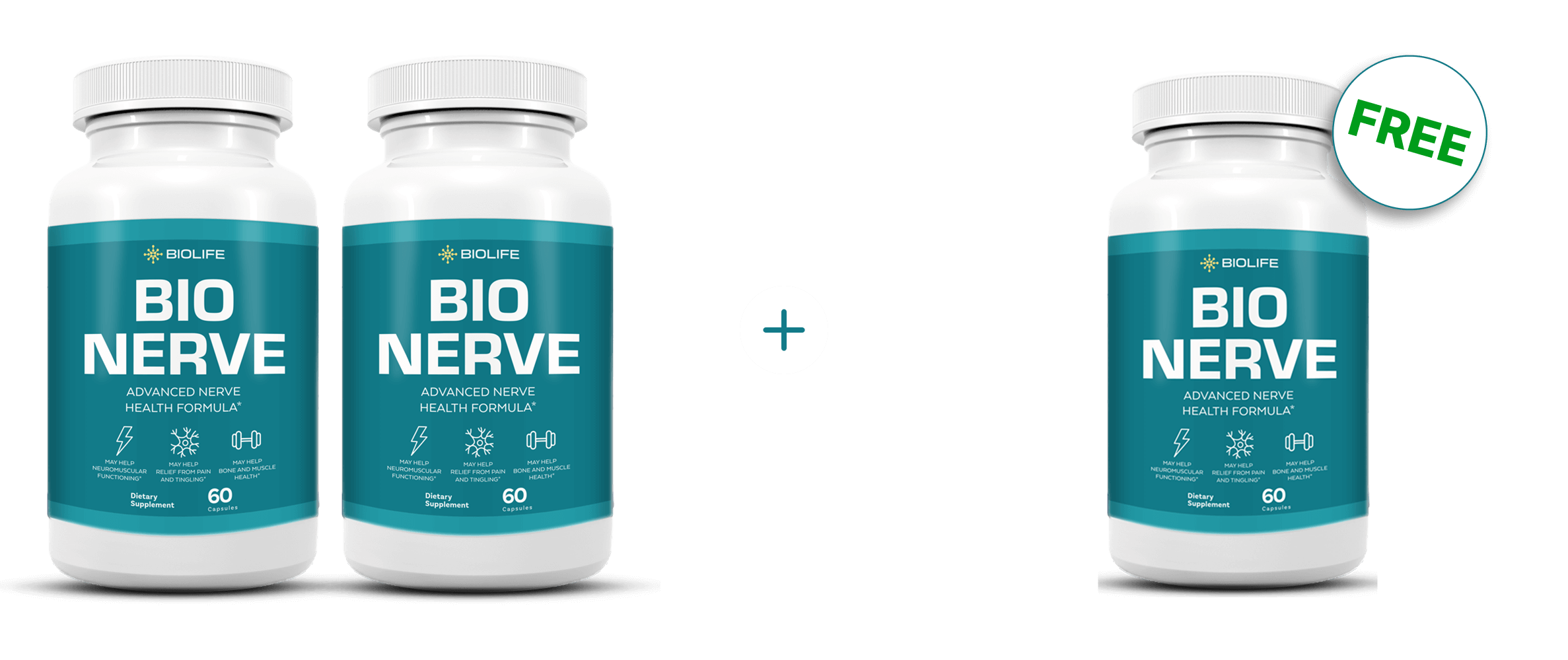 BioNerve 3 Bottle Pack